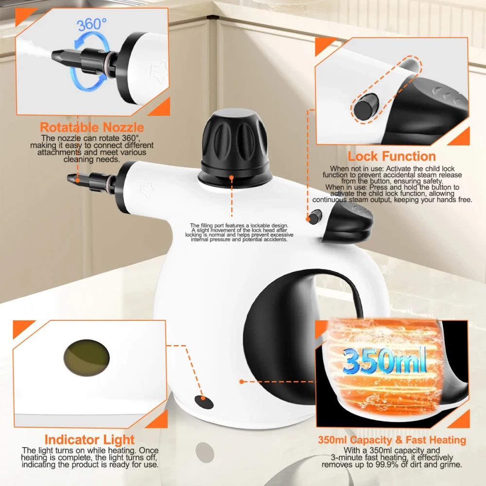 Portable Handheld Steam Cleaner