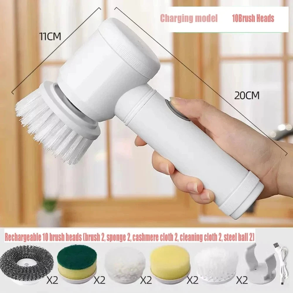 Electric Spin Scrubber 10 Brush Heads