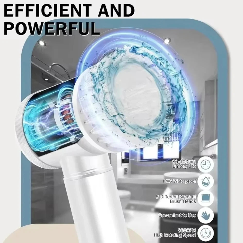 Electric Spin Scrubber 10 Brush Heads