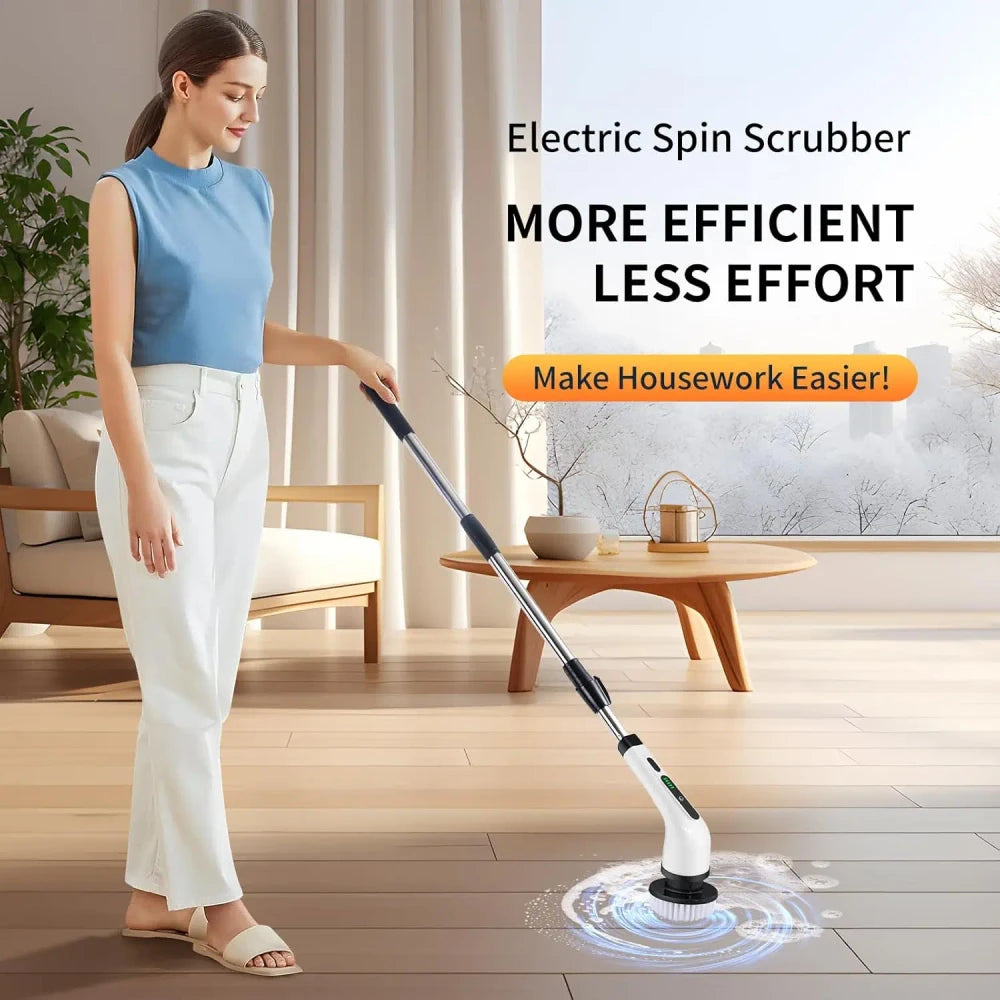 Rotating Electric Scrubber 9 Brush Heads