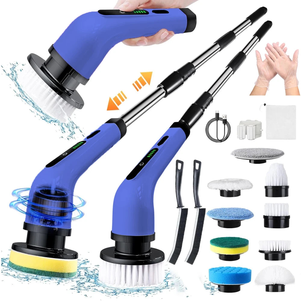 Rotating Electric Scrubber 9 Brush Heads